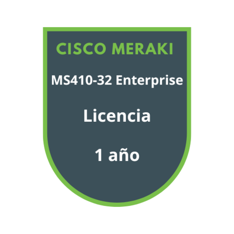 Cisco Meraki MS410-32 Enterprise Licencia 1 año Cisco Meraki MS410-32 Enterprise Licencia 1 año