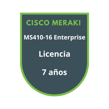 Cisco Meraki MS410-16 Enterprise Licencia 7 años Cisco Meraki MS410-16 Enterprise Licencia 7 años