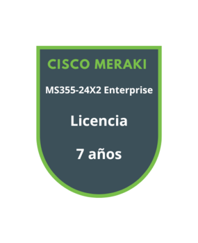 Cisco Meraki MS355-24X2 Enterprise Licencia 7 años Cisco Meraki MS355-24X2 Enterprise Licencia 7 años
