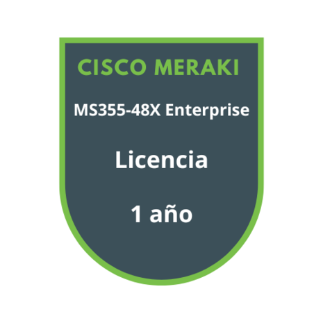 Cisco Meraki MS355-48X Enterprise Licencia 1 año Cisco Meraki MS355-48X Enterprise Licencia 1 año