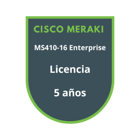 Cisco Meraki MS410-16 Enterprise Licencia 5 años Cisco Meraki MS410-16 Enterprise Licencia 5 años