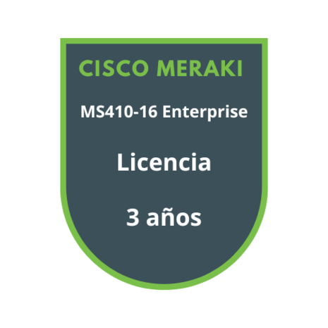 Cisco Meraki MS410-16 Enterprise Licencia 3 años Cisco Meraki MS410-16 Enterprise Licencia 3 años
