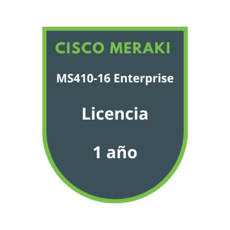 Cisco Meraki MS410-16 Enterprise Licencia 1 año Cisco Meraki MS410-16 Enterprise Licencia 1 año