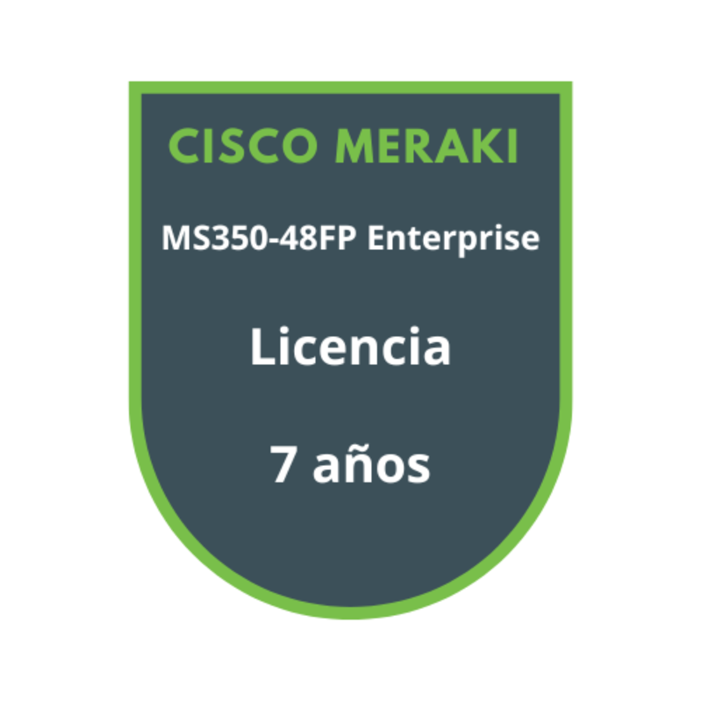 Cisco Meraki MS350-48FP Enterprise Licencia 7 años Cisco Meraki MS350-48FP Enterprise Licencia 7 años
