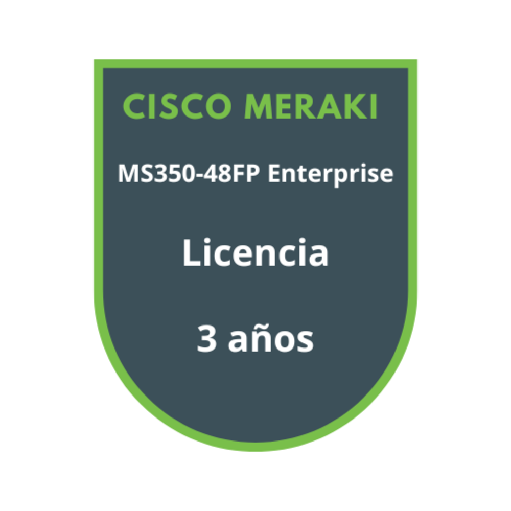 Cisco Meraki MS350-48FP Enterprise Licencia 3 años Cisco Meraki MS350-48FP Enterprise Licencia 3 años
