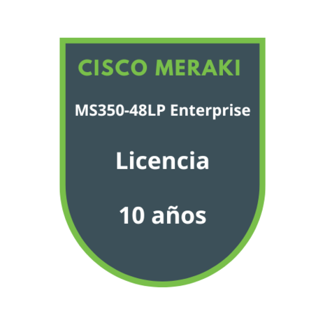 Cisco Meraki MS350-48LP Enterprise Licencia 10 años Cisco Meraki MS350-48LP Enterprise Licencia 10 años