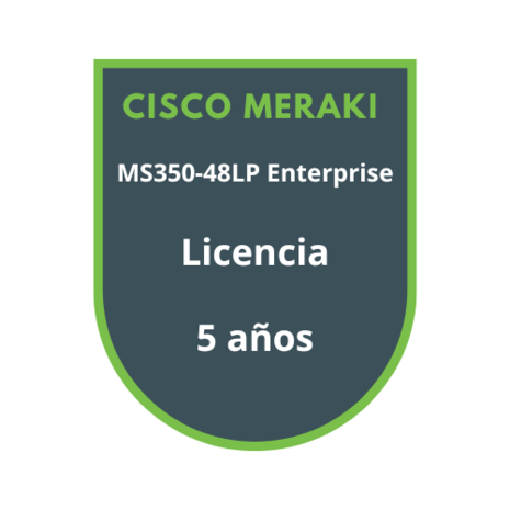 Cisco Meraki MS350-48LP Enterprise Licencia 5 años Cisco Meraki MS350-48LP Enterprise Licencia 5 años