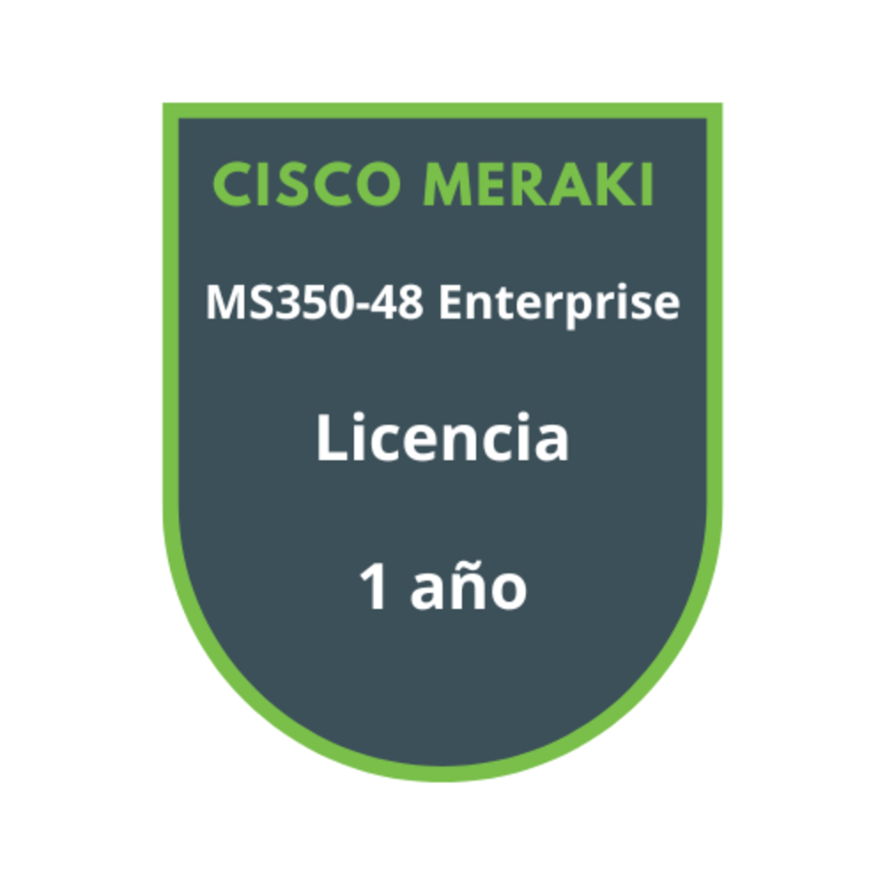 Cisco Meraki MS350-48 Enterprise Licencia 1 año Cisco Meraki MS350-48 Enterprise Licencia 1 año