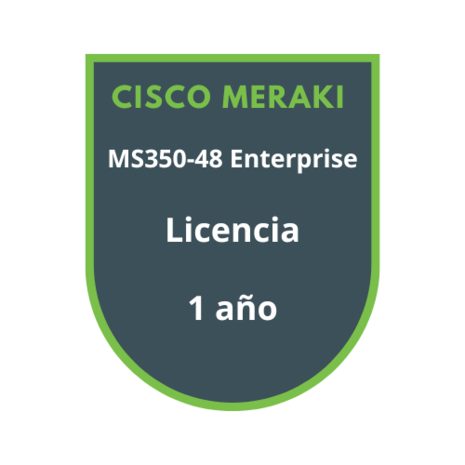 Cisco Meraki MS350-48 Enterprise Licencia 1 año Cisco Meraki MS350-48 Enterprise Licencia 1 año