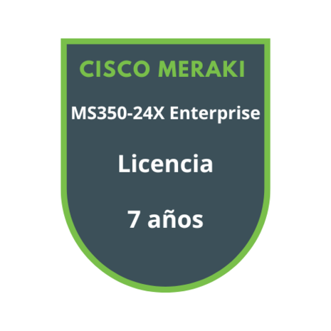 Cisco Meraki MS350-24X Enterprise Licencia 7 años Cisco Meraki MS350-24X Enterprise Licencia 7 años