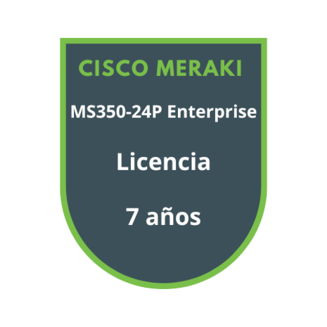 Cisco Meraki MS350-24P Enterprise Licencia 7 años Cisco Meraki MS350-24P Enterprise Licencia 7 años