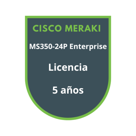 Cisco Meraki MS350-24P Enterprise Licencia 5 años Cisco Meraki MS350-24P Enterprise Licencia 5 años