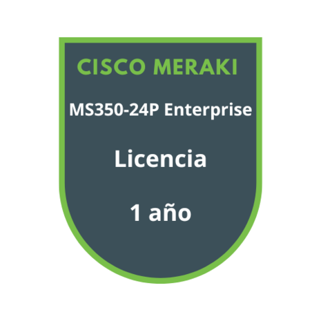 Cisco Meraki MS350-24P Enterprise Licencia 1 año Cisco Meraki MS350-24P Enterprise Licencia 1 año
