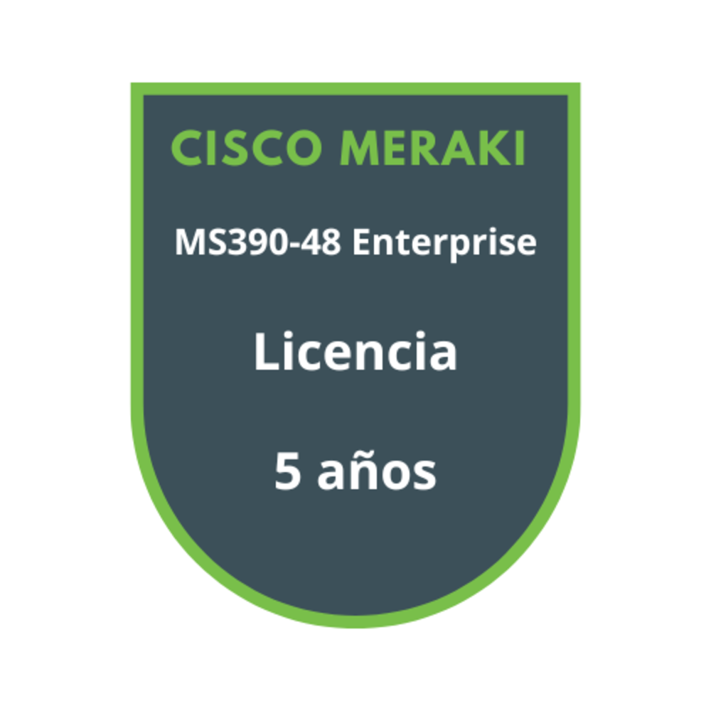 Cisco Meraki MS390-48 Enterprise Licencia 5 años Cisco Meraki MS390-48 Enterprise Licencia 5 años