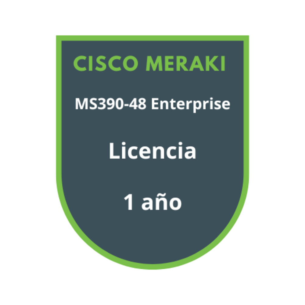Cisco Meraki MS390-48 Enterprise Licencia 1 año Cisco Meraki MS390-48 Enterprise Licencia 1 año