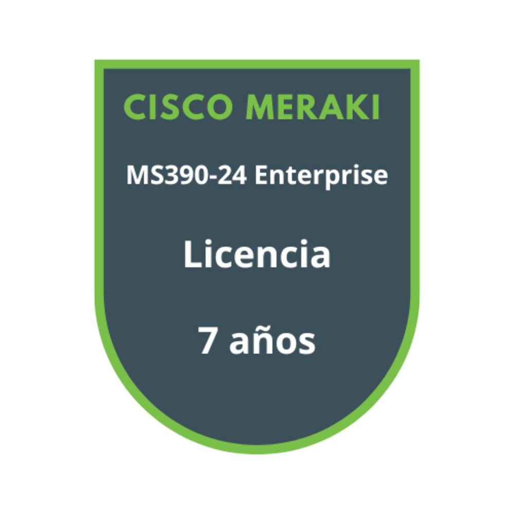 Cisco Meraki MS390-24 Enterprise Licencia 7 años Cisco Meraki MS390-24 Enterprise Licencia 7 años