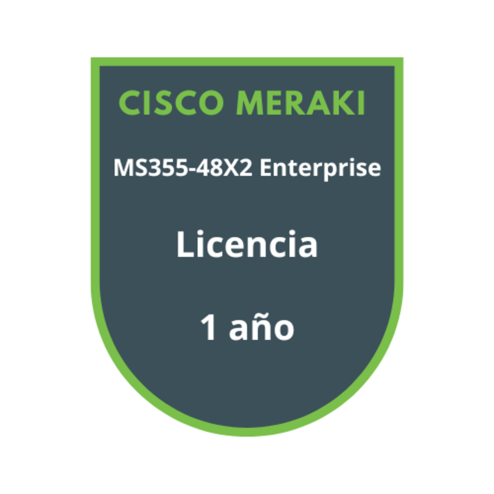 Cisco Meraki MS355-48X2 Enterprise Licencia 1 año Cisco Meraki MS355-48X2 Enterprise Licencia 1 año