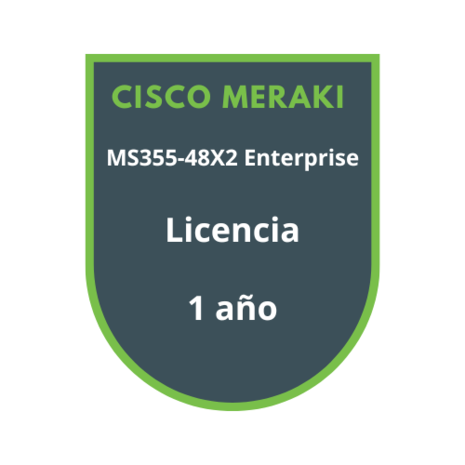Cisco Meraki MS355-48X2 Enterprise Licencia 1 año Cisco Meraki MS355-48X2 Enterprise Licencia 1 año