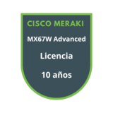 Cisco Meraki MX67W Advanced Security Licencia 10 años Cisco Meraki MX67W Advanced Security Licencia 10 años