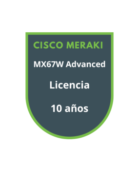 Cisco Meraki MX67W Advanced Security Licencia 10 años Cisco Meraki MX67W Advanced Security Licencia 10 años