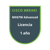 Cisco Meraki MX67W Advanced Security Licencia 1 año Cisco Meraki MX67W Advanced Security Licencia 1 año