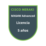 Cisco Meraki MX64W Advanced Security Licencia 5 años Cisco Meraki MX64W Advanced Security Licencia 5 años