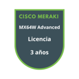 Cisco Meraki MX64W Advanced Security Licencia 3 años Cisco Meraki MX64W Advanced Security Licencia 3 años