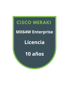 Cisco Meraki MX64W Enterprise Licencia 10 años Cisco Meraki MX64W Enterprise Licencia 10 años