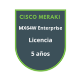 Cisco Meraki MX64W Enterprise Licencia 5 años Cisco Meraki MX64W Enterprise Licencia 5 años