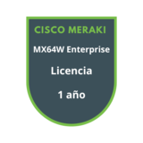 Cisco Meraki MX64W Enterprise Licencia 1 año Cisco Meraki MX64W Enterprise Licencia 1 año