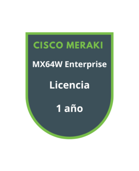 Cisco Meraki MX64W Enterprise Licencia 1 año Cisco Meraki MX64W Enterprise Licencia 1 año