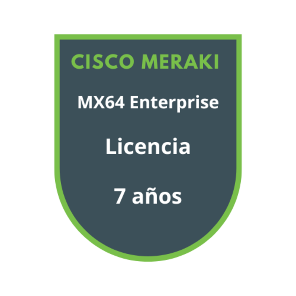Cisco Meraki MX64 Advanced Security Licencia 7 años Cisco Meraki MX64 Advanced Security Licencia 7 años