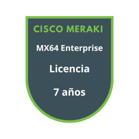 Cisco Meraki MX64 Advanced Security Licencia 7 años Cisco Meraki MX64 Advanced Security Licencia 7 años