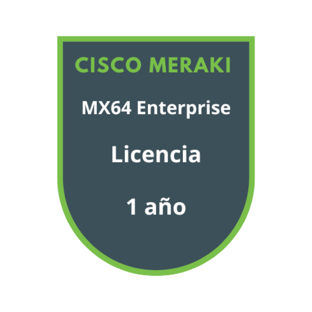 Cisco Meraki MX64 Advanced Security Licencia 1 año Cisco Meraki MX64 Advanced Security Licencia 1 año