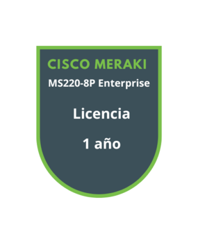 Cisco Meraki MS220-8P Enterprise Licencia 1 año Cisco Meraki MS220-8P Enterprise Licencia 1 año