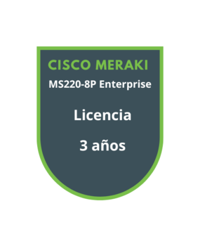 Cisco Meraki MS220-8P Licencia 3 años Cisco Meraki MS220-8P Licencia 3 años