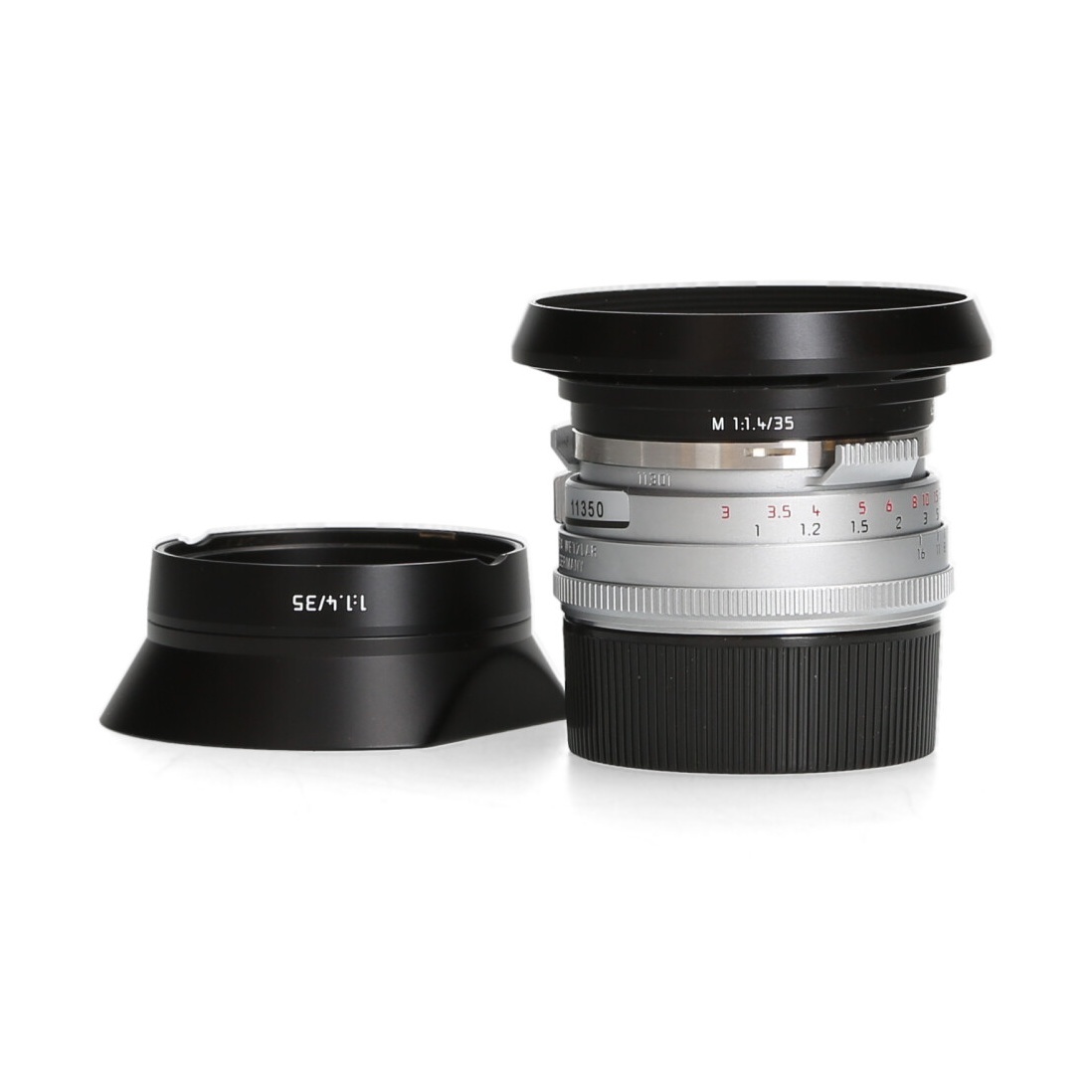 Leica Leica 35mm F1.4 Summilux-M Silver Steel Rim (11301) afbeelding