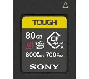 Sony Sony 80GB Tough CFexpress Type A 800MB/s Sony Sony 80GB Tough CFexpress Type A 800MB/s