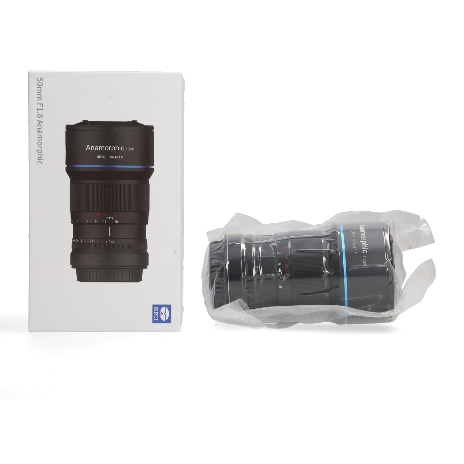 Sirui Sirui 50mm F1.8 1.33x Anamorphic - Sony FE afbeelding