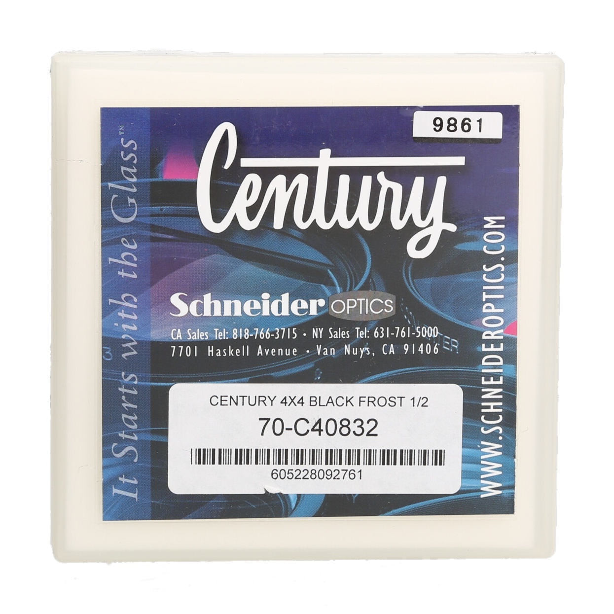 Century Century Century 4x4" Black Frost 1/2 70-C40832 afbeelding