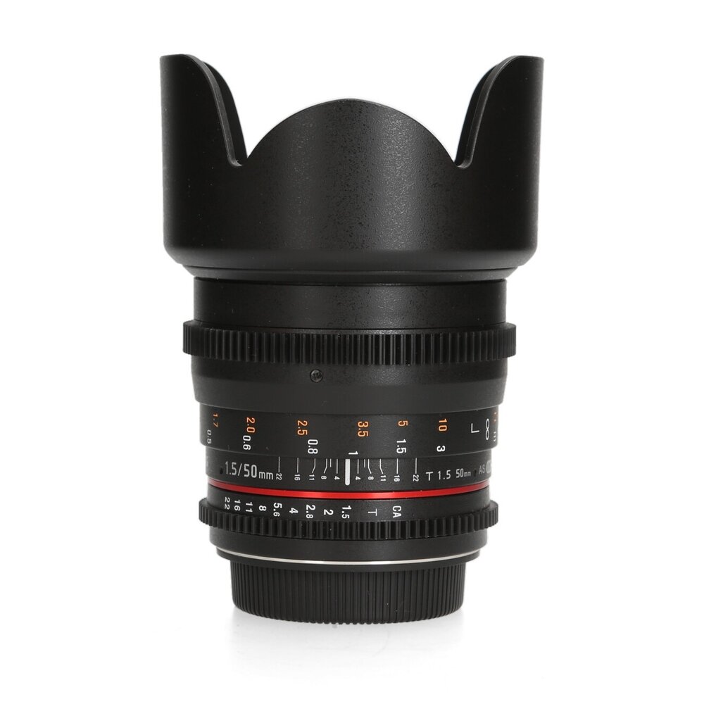 Samyang Samyang 50mm T1.5 VDSLR AS UMC - Canon EF Samyang Samyang 50mm T1.5 VDSLR AS UMC - Canon EF