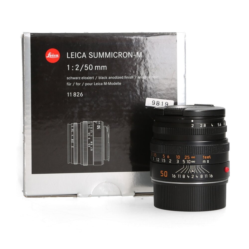 Leica Leica 50mm f/2 Summicron-M (11826) - Camera-Tweedehands.nl