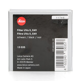 Leica 13035 Filter UVa II E 49 zwart Leica 13035 Filter UVa II E 49 zwart