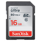 Sandisk SanDisk 16GB Ultra SDHC UHS-I 80MB/s Sandisk SanDisk 16GB Ultra SDHC UHS-I 80MB/s