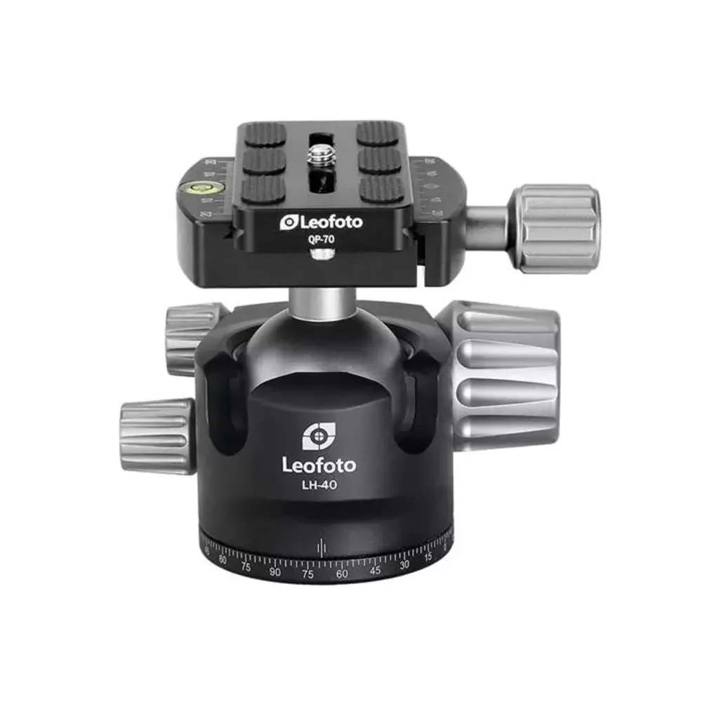 Leofoto Leofoto Ballhead LH-40 + Release Plate QP-70 -NIEUW Leofoto Leofoto Ballhead LH-40 + Release Plate QP-70 -NIEUW