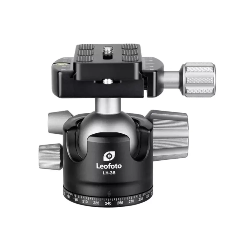 Leofoto Leofoto Ballhead LH-36 + Release Plate QP-70N -NIEUW Leofoto Leofoto Ballhead LH-36 + Release Plate QP-70N -NIEUW