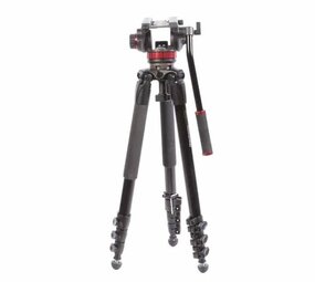 Manfrotto Manfrotto MVT535AQ Aluminium Video Statief Kit Manfrotto Manfrotto MVT535AQ Aluminium Video Statief Kit