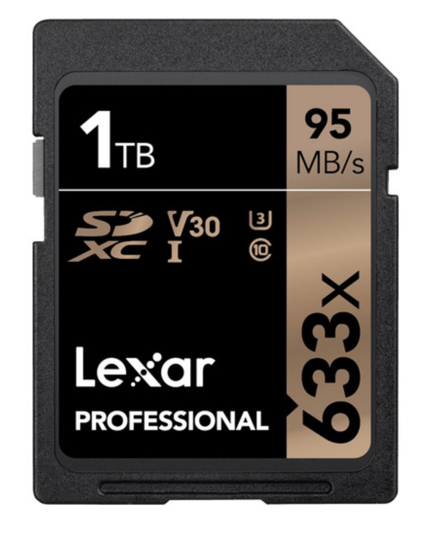 Lexar 1TB Professional 633x UHS-I SDXC Memory Card afbeelding