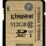Kingston SDXC Class 10 UHS-I UHS Class 1 512GB Kingston SDXC Class 10 UHS-I UHS Class 1 512GB