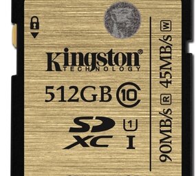 Kingston Technology Kingston SDXC Class 10 UHS-I UHS Class 1 512GB